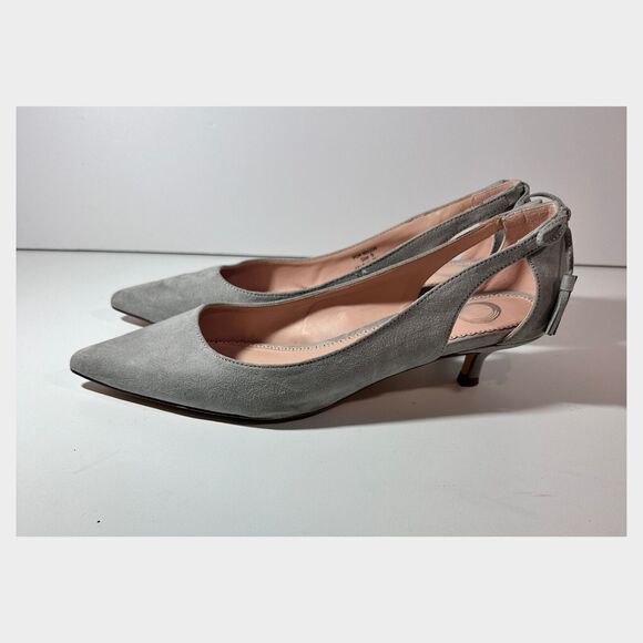Journee Shoes Size 9 Bindi Kitten Heel Pumps Career Academia Preppy Dressy Style - Picture 4 of 9